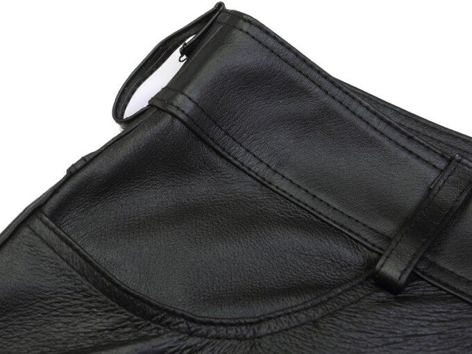 Pantalon cuir homme droit pour automne - Ref 1492524 Image 16