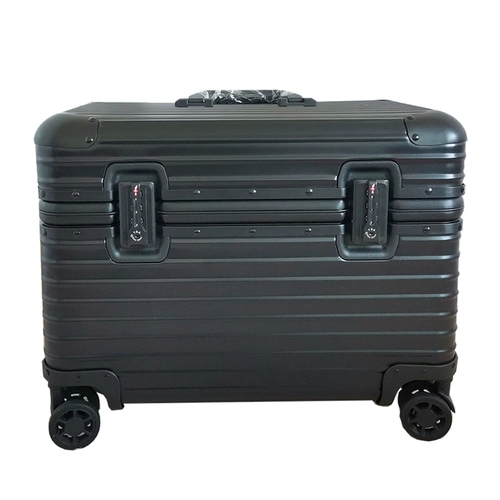 Металлический модный универсальный чемодан подходит для мужчин и женщин, алюминиево-магниевый сплав, 18 дюймов, 25 дюймов