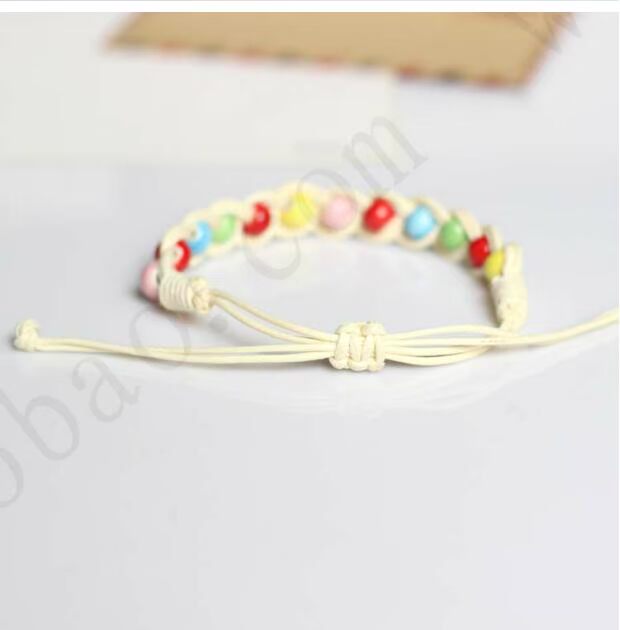 Giá trị phổ biến [tất cả các hướng bắc] gốm thủ công dệt vòng tay ban đầu một sợi tóc men chuỗi đeo tay