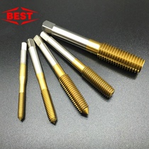 Best Titanium plated yellow Extrusion taps without chip removal machine straight groove taps M3-M10 Special Extrusion taps