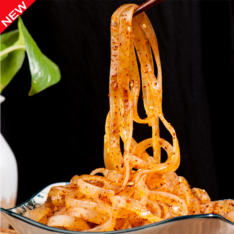 Qin Gg Rolling Skin 300g * 6 Bag Baoji Sour Chicken with Sour Spicy with gluten Road, Shaanxi Anqin Town Jam Cold Peel