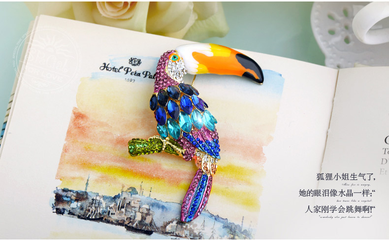 Broche femme SPECIAL en Zircon diamant - Ref 1187787 Image 10
