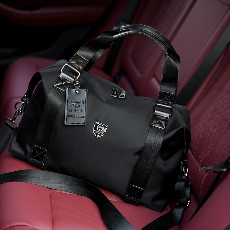 2026 Popular Waterproof and Wear-Resistant Hand-Held Travel Bag, Business Men's Bag, Short-Distance Boarding Bag, Large-Capacity Shoulder Crossbody Bag