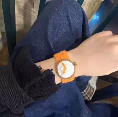 Play a wool hand-woven watch for children and adults and couples can wear a watch hand creative gift accessories