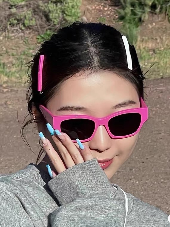 Sweet rose candy European and American wind in hot sister large frame sunglasses sunglasses net red street hundred and female