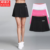 2021 summer new sports skirt womens badminton tennis quick-drying breathable pleated students hooker culottes