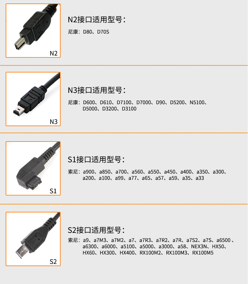 Wei Zhuo MC-N1 thời gian màn trập của dòng SLR Nikon D810 D700 D300 D800 có dây điều khiển từ xa - Phụ kiện máy ảnh DSLR / đơn hộp đựng máy ảnh