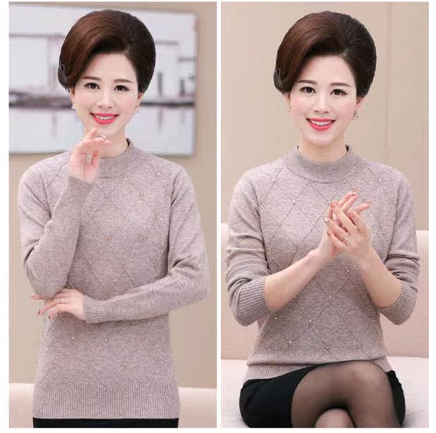 Tết cổ, mùa thu đông áo khoác phụ nữ lớn tuổi