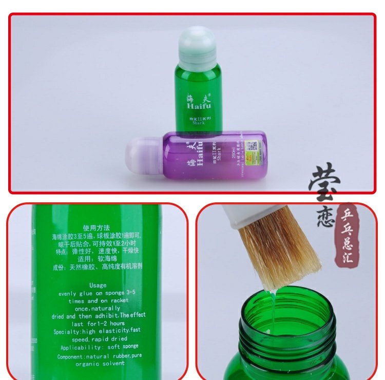 [Tình yêu giống như ngọc] Huff White Shark vợt bóng bàn chính hãng