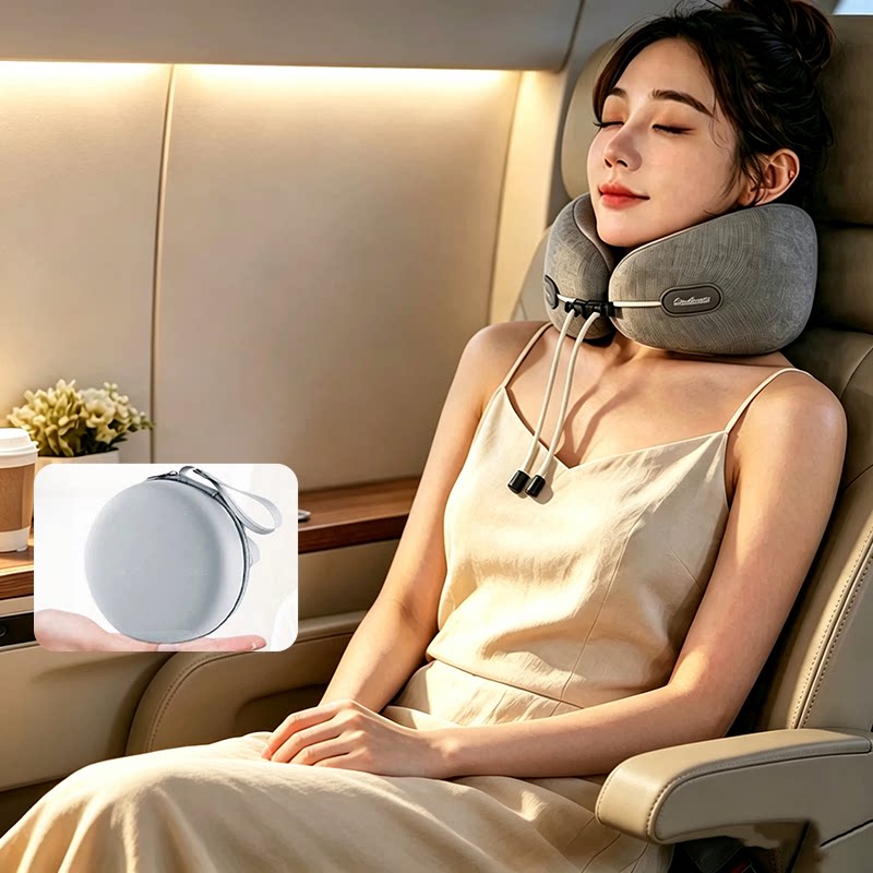 旅行便携睡觉神器U型枕长途飞机高铁坐车护颈枕脖子靠枕颈椎枕头 枕懒实拍商品图