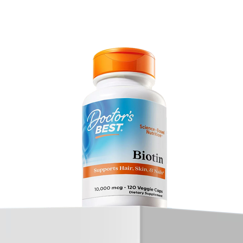 金达威Doctor'sBest多特倍斯生物素胶囊防脱发固发护肤甲男女通用