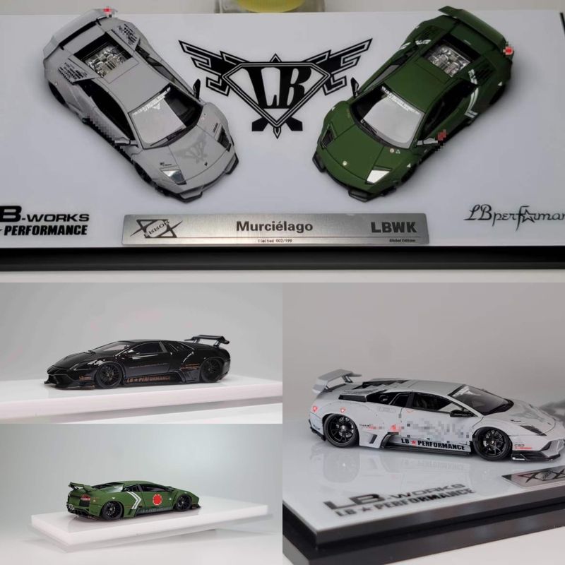 Mini Craftsman 1:64 Lamborghini Murcielago Lp640 Bat Wide-Body Modified Resin Car Model