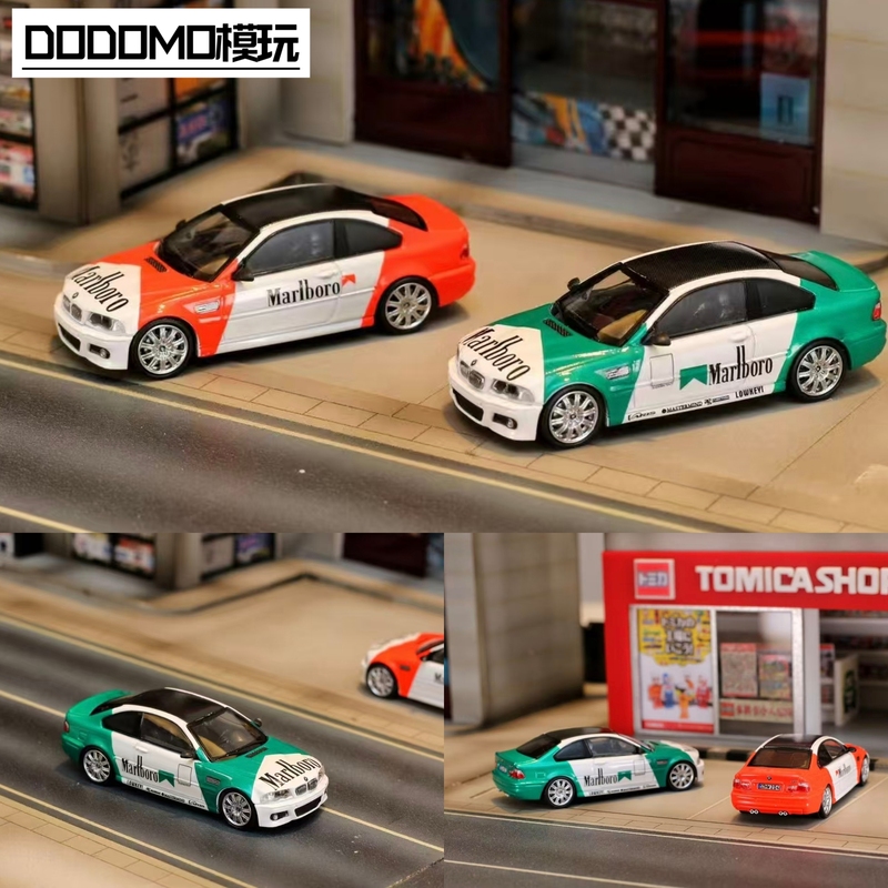 Stance Hunters Co-Branded Sh Sw 1:64 Bmw E46 M3 Gulf Silver Alloy Car Model