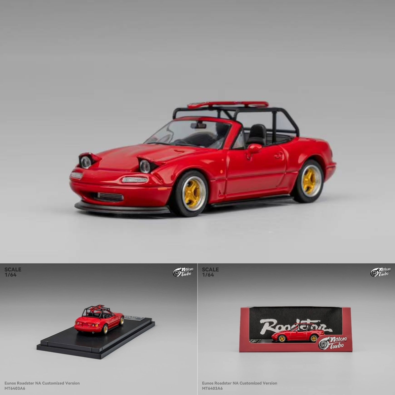 Micro Turbo Mt 1:64 Mazda Mx5 Convertible Na Camping Edition Alloy Car Model Micro Turbo Mt 1:64 Mazda Mx5 Convertible Na Camping Edition Alloy Car Model