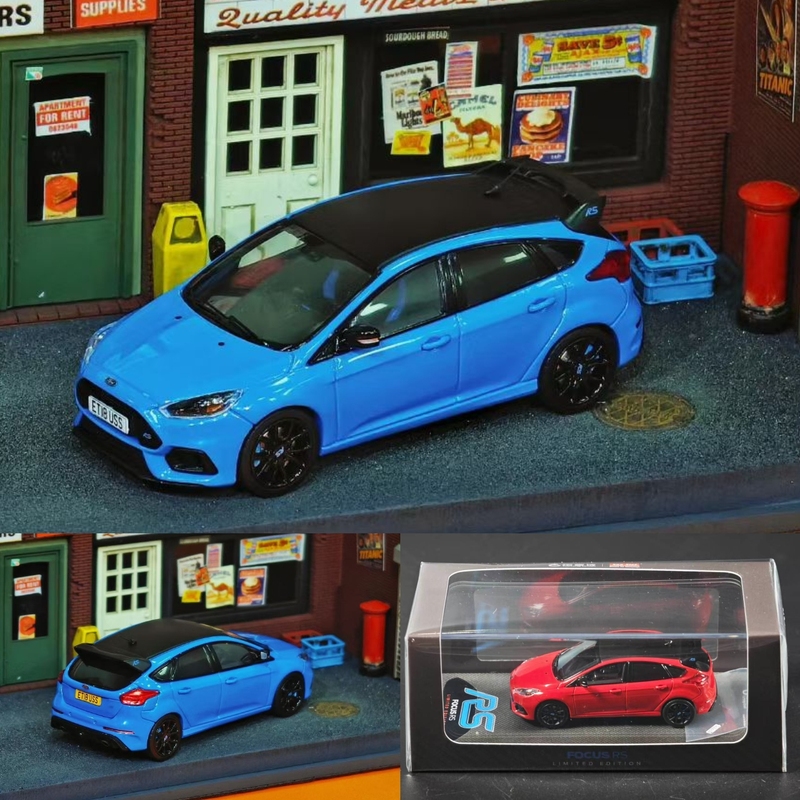 Tuoshike 1:64 Ford Focus 2018 Ford Focus Rs Alloy Car Model