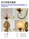 French-Style Glass Wall Lamp for Bedroom Bedside, Pink Ambiance Wall Lamp for Living Room and Dining Room, Creative Retro Art Bedside Wall Lamp