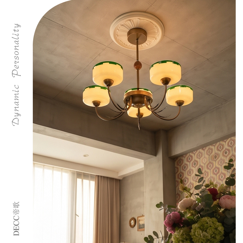 French-Style Medieval-Style Living Room Chandelier, American Retro Medieval Nostalgic Style, Dining Room, Cloakroom, Master Bedroom Room Light