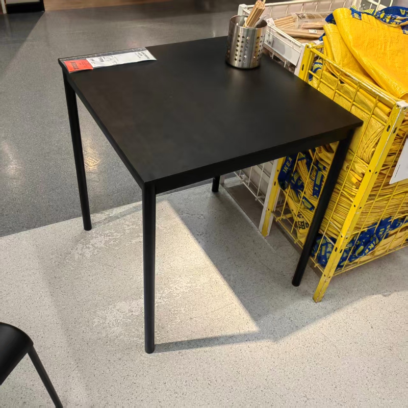 Ikea Domestic Purchasing Agent Ikea Sandberi Table Black 67X 67cm Study Table Simple Dining Table