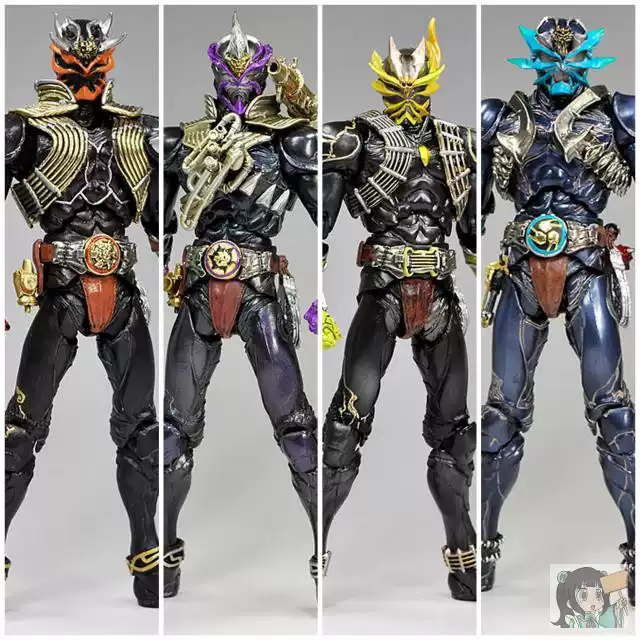 Bandai假面騎士響鬼關東十一鬼精銳4人組手辦SIC限定收藏適用14歲以上