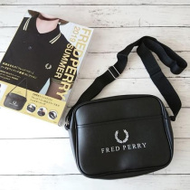 Japanese magazine trendy brand unisex pu leather Joker casual shoulder bag crossbody bag