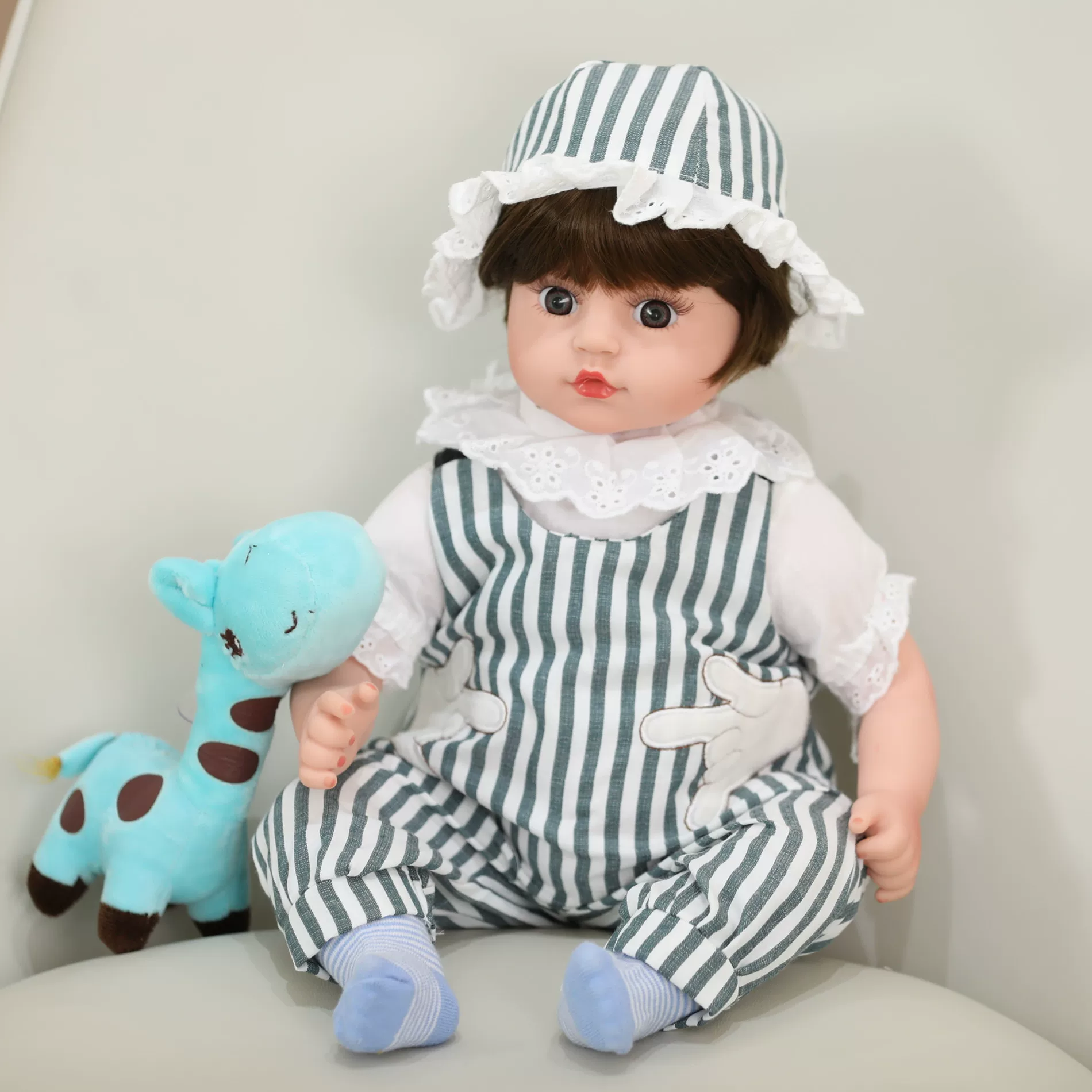 Doll, speaking toy from soft rubber