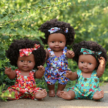 Rag doll toy girl cute girl princess holding sleep simulation baby soft glue doll Plush Doll Doll