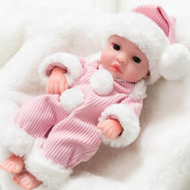  Childrens plush toy simulation doll Full soft glue talking doll ragdoll Cute girl little doll