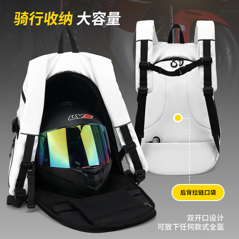 Knight Backpack Motorcycle Travel Gear Bag Motorcycle Helmet Bag Full-Face Helmet Waterproof Large-Capacity Riding Bag Backpack