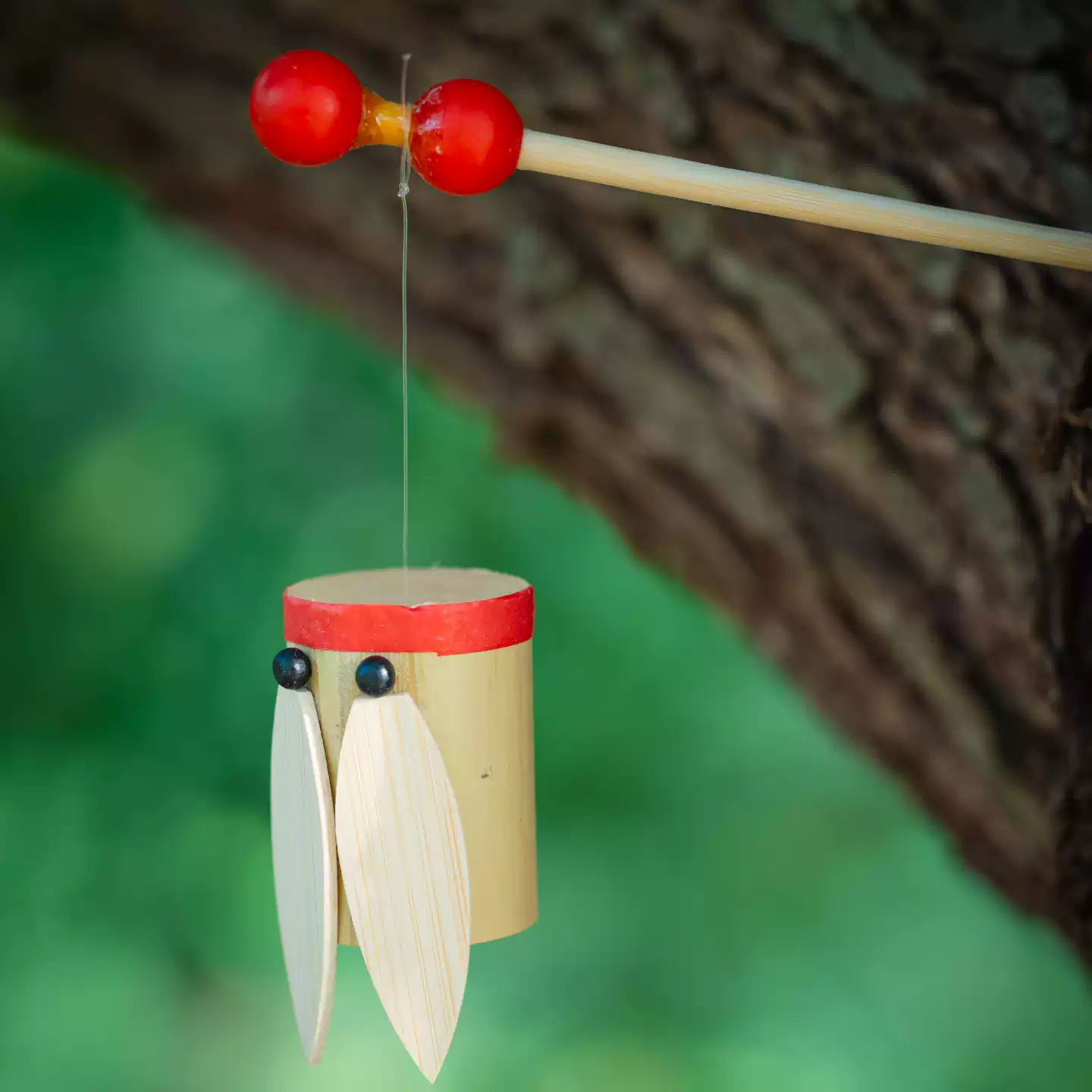 竹製DIY傳話筒傳聲筒材料包自制電話科學實驗兒童益智玩具教具