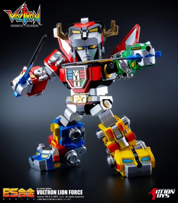 Action Toys ES合金 Q版百兽王战神金刚Voltron 15cm:致敬经典,重塑童年回忆!-机器人-淘宝百科网