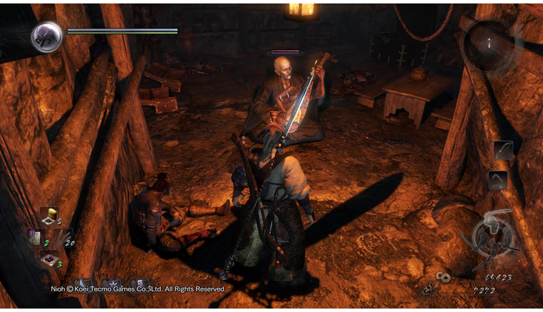Spot thương hiệu máy chơi game PS4 chính hãng mới Ren Wang Nioh phiên bản Trung Quốc Phiên bản bình thường - Trò chơi dvd game