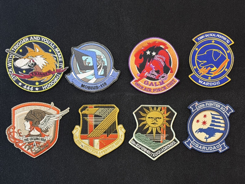 [DIY Version] Ace Combat Morale Patch Embroidered Velcro Ace Combat Flight Jacket Accessory