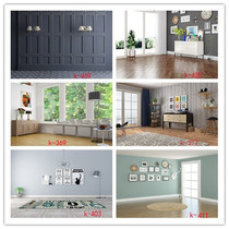 Brief Taobao Live photo clothing Background Paper Ornament Furniture Indoor Net Red Stereo video production 3x2 mi