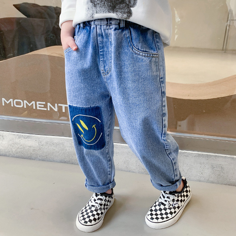 Girl Pants Summer Dress 2022 New Internet Red Female Baby Slim Fit Pants Spring Autumn Children Jeans Childlike summer