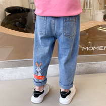 Girl Jeans Spring Dress 2022 New Ocean Qi Trendy Spring Women Baby Children Summer Clothing Children Summer Clothes Spring pants