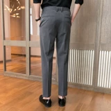 Трендовые штаны, осенний пиджак классического кроя, в корейском стиле