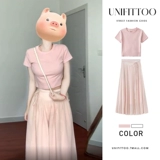 Комплект, летняя одежда для отдыха, городской стиль, по фигуре, подходит для подростков