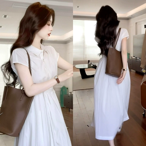 Летняя рубашка, длинная юбка, подходит для подростков, по фигуре