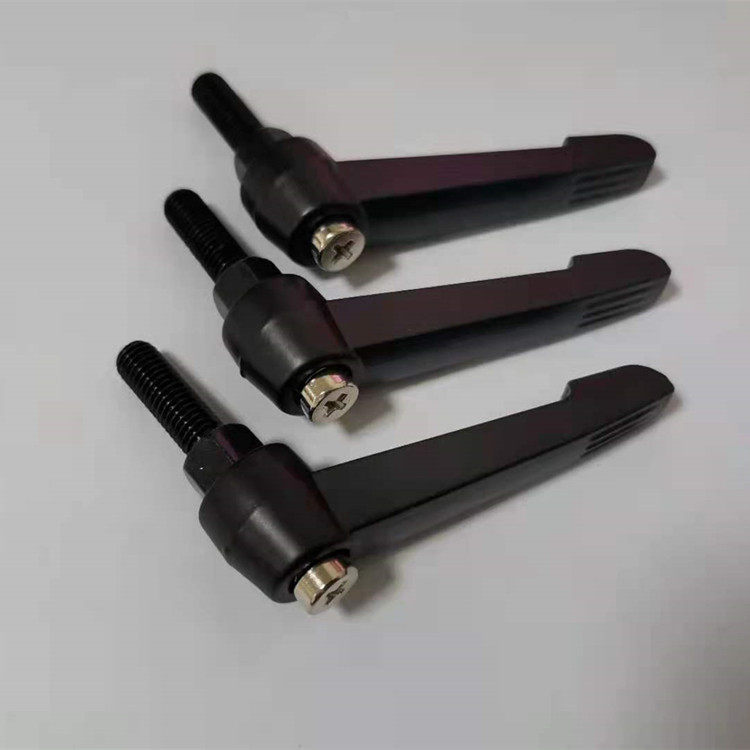 Wood working machinery accessories fully automatic sealing edge machine wire rod internal tooth M8 aluminum alloy adjustable position 7 word locking handle