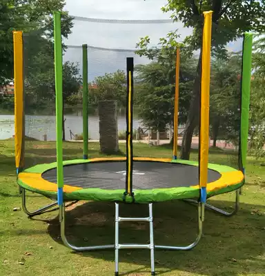 Trampoline children's home indoor kindergarten outdoor 2 44 meters adult sports fitness trampoline with protective net