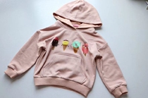 Ranma fabric Z005 Childrens hooded off-shoulder sweater kraft paper pattern is not a dress is kraft paper