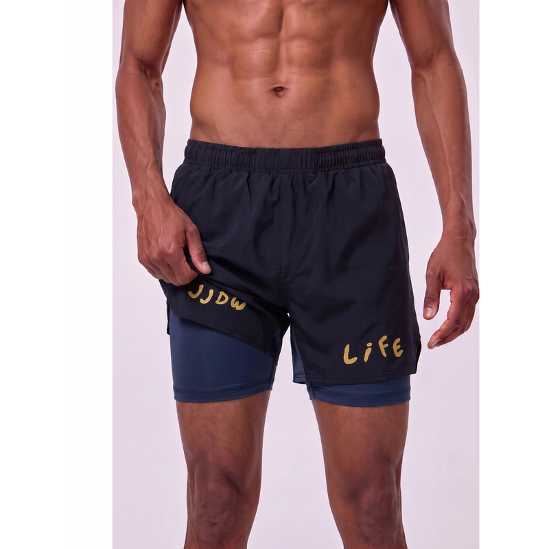Brazilian Jiu-Jitsu Fighting Shorts Printed Unisex Nogi Training Combat High-Elastic Quick-Drying Sports Shorts Jjdw Brazilian Jiu-Jitsu Fighting Shorts Printed Unisex Nogi Training Combat High-Elastic Quick-Drying Sports Shorts Jjdw