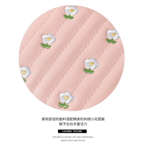 Модный складной короткий бумажник в форме цветка, дизайнерская сумка через плечо, кошелек, городской стиль, с вышивкой, тренд сезона