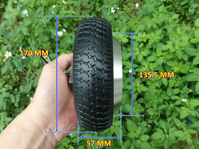 xe thăng bằng cruzee Động cơ không chổi than DC24V công suất cao Mô-men xoắn cao 6.8N.m Xe cân bằng Xe xoắn Bánh xe điện - Smart Scooter xe thăng bằng datsun