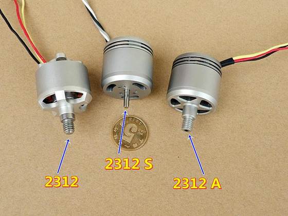 분해 (원본) Elf 브러시리스 모터 2312A2312S UAV 모델 항공기 브러시리스 모터