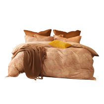 (Exclusive to Good Product Experience) Mercury Home Textiles Thickened Brushing Antibacterial Four-piece Autumn and Winter Warmth and Heating Kit