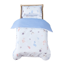 (Exclusive to Good Things Experience) Mercury Home Textiles Class A Cotton Antibacterial Seven-piece Kindergarten Anti-mite Childrens Kit