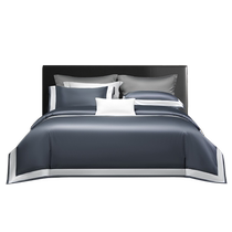 Mercury Home Textiles 100S double-ply long-staple cotton four-piece set high-end satin set cotton quilt cover bed sheet 24 years new product