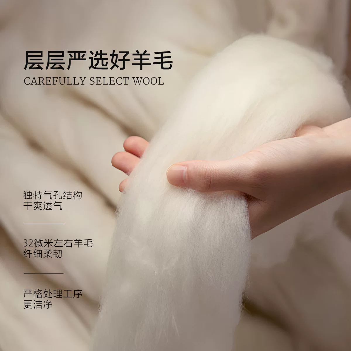 Постельное бельё из австралийской импортной шерсти отельное с antibacterial spring and autumn quilt core dormitory winter quilt thickened warm four-season quilt bedding