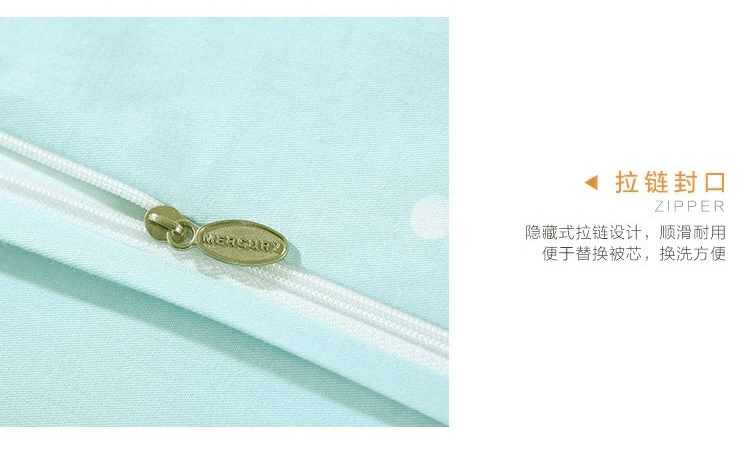 Mercury nhà dệt bông bốn mảnh chăn đơn giản bao gồm khăn trải giường đám mây ánh sáng gió giường - Bộ đồ giường bốn mảnh chăn ga cao cấp